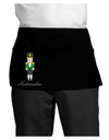 Nutcracker - Green Gold Black Text Dark Adult Mini Waist Apron, Server Apron-Mini Waist Apron-TooLoud-Black-One-Size-Davson Sales