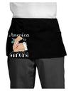America is Strong We will Overcome This Dark Dark Adult Mini Waist Apron-Aprons - Waist-TooLoud-Black-One-Size-Davson Sales