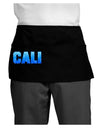 Cali Ocean Bubbles Dark Adult Mini Waist Apron, Server Apron by TooLoud-Mini Waist Apron-TooLoud-Black-One-Size-Davson Sales