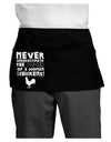 A Woman With Chickens Dark Adult Mini Waist Apron, Server Apron-Mini Waist Apron-TooLoud-Black-One-Size-Davson Sales