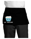 Cute Cupcake with Sprinkles - Lil Cupcake Dark Adult Mini Waist Apron, Server Apron by TooLoud-Mini Waist Apron-TooLoud-Black-One-Size-Davson Sales