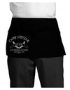 Camp Jupiter - SPQR Banner Dark Adult Mini Waist Apron, Server Apron by TooLoud-Mini Waist Apron-TooLoud-Black-One-Size-Davson Sales