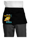 Fish Are Friends Not Food Dark Adult Mini Waist Apron, Server Apron-Mini Waist Apron-TooLoud-Black-One-Size-Davson Sales