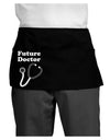 Future Doctor Dark Adult Mini Waist Apron, Server Apron-Mini Waist Apron-TooLoud-Black-One-Size-Davson Sales