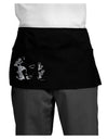 Marilyn Monroe Galaxy Design and Quote Dark Adult Mini Waist Apron, Server Apron by TooLoud-Mini Waist Apron-TooLoud-Black-One-Size-Davson Sales