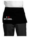 I Heart My Girl - Matching Couples Design Dark Adult Mini Waist Apron, Server Apron by TooLoud-Mini Waist Apron-TooLoud-Black-One-Size-Davson Sales