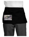 Rainbow in Cloud M Angelou Dark Adult Mini Waist Apron, Server Apron by TooLoud-Mini Waist Apron-TooLoud-Black-One-Size-Davson Sales