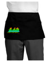 Equalizer Bars Design Dark Adult Mini Waist Apron, Server Apron by TooLoud-Mini Waist Apron-TooLoud-Black-One-Size-Davson Sales