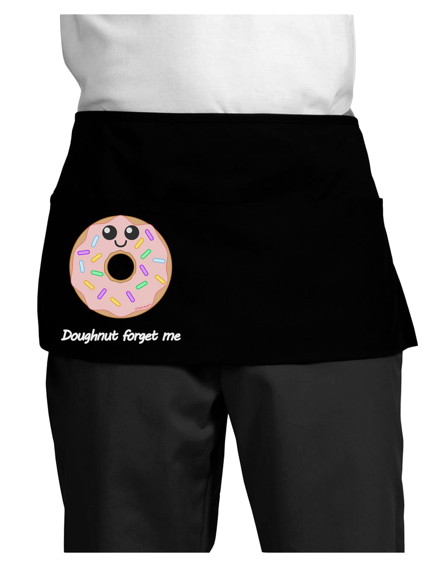 Doughnut - Doughnut Forget Me Dark Adult Mini Waist Apron, Server Apron-Mini Waist Apron-TooLoud-Black-One-Size-Davson Sales