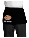 Potato - Eye See You Dark Adult Mini Waist Apron, Server Apron-Mini Waist Apron-TooLoud-Black-One-Size-Davson Sales