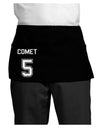 Reindeer Jersey - Comet 5 Dark Adult Mini Waist Apron, Server Apron-Mini Waist Apron-TooLoud-Black-One-Size-Davson Sales