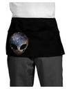 Extraterrestrial Face - Space #1 Dark Adult Mini Waist Apron, Server Apron by TooLoud-Mini Waist Apron-TooLoud-Black-One-Size-Davson Sales