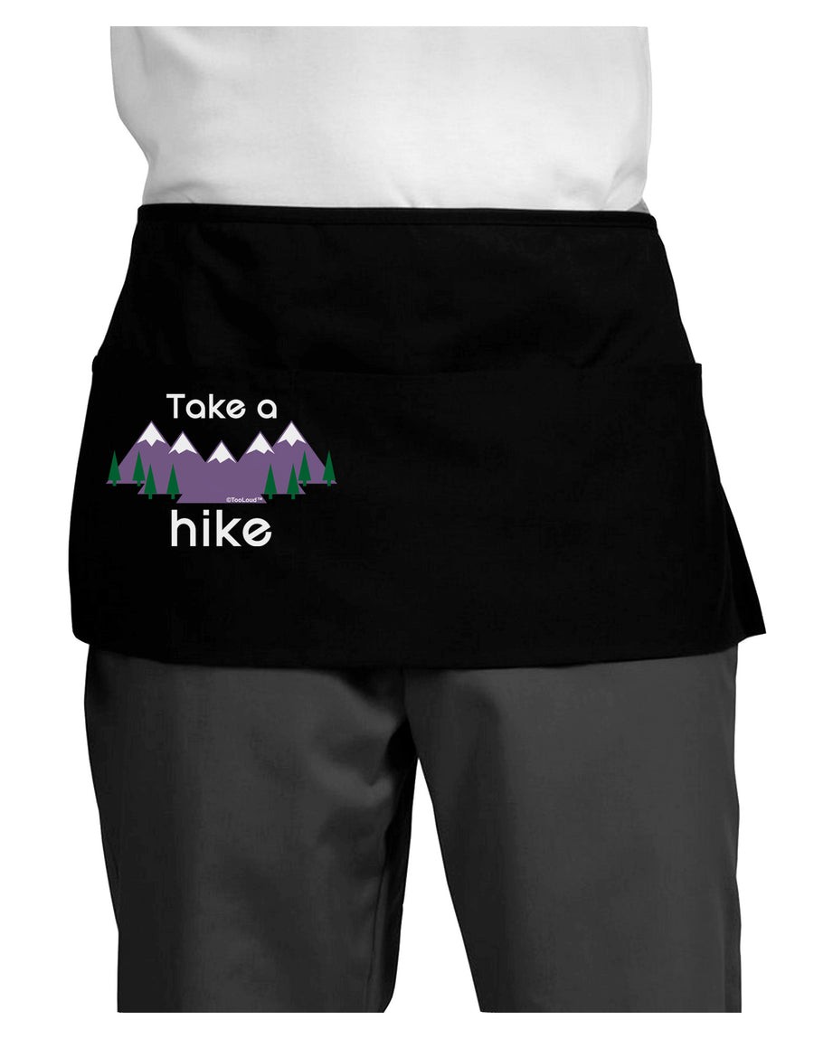 Take a Hike Dark Adult Mini Waist Apron, Server Apron-Mini Waist Apron-TooLoud-Black-One-Size-Davson Sales