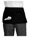 Kentucky - United States Shape Dark Adult Mini Waist Apron, Server Apron by TooLoud-Bib Apron-TooLoud-Black-One-Size-Davson Sales