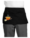 Penelope Peach Witch - Cute Fruit Dark Adult Mini Waist Apron, Server Apron-Mini Waist Apron-TooLoud-Black-One-Size-Davson Sales