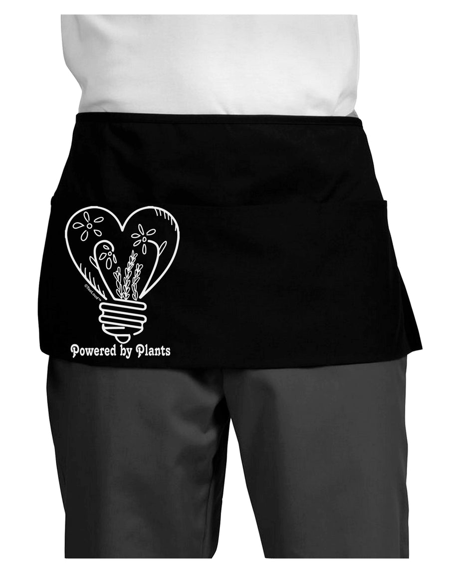 Powered by Plants Dark Dark Adult Mini Waist Apron-Aprons - Waist-TooLoud-Black-One-Size-Davson Sales