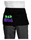 Bad Witch Color Green Dark Adult Mini Waist Apron, Server Apron-Mini Waist Apron-TooLoud-Black-One-Size-Davson Sales