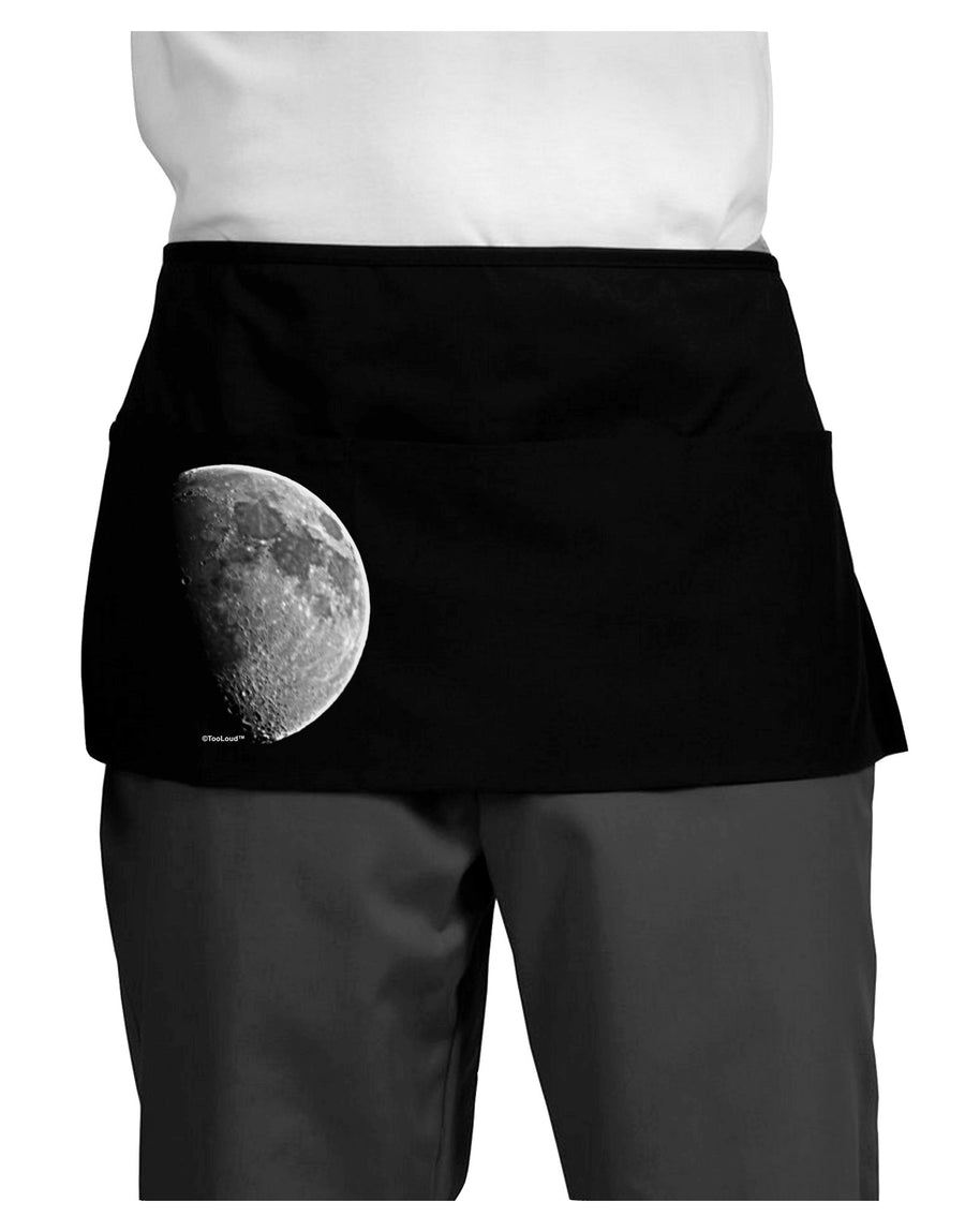 Moon Shadow Dark Adult Mini Waist Apron, Server Apron-Mini Waist Apron-TooLoud-Black-One-Size-Davson Sales