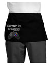 Gamer In Training Color Dark Adult Mini Waist Apron, Server Apron-Mini Waist Apron-TooLoud-Black-One-Size-Davson Sales