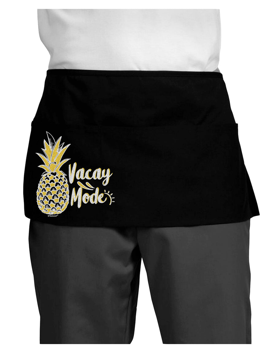 Vacay Mode Pinapple Dark Dark Adult Mini Waist Apron-Aprons - Waist-TooLoud-Black-One-Size-Davson Sales