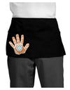 Cardano Hero Hand DarK Dark Adult Mini Waist Apron-Aprons - Waist-TooLoud-Black-One-Size-Davson Sales