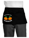 Stop Staring At My Pumpkins Dark Adult Mini Waist Apron, Server Apron by TooLoud-Mini Waist Apron-TooLoud-Black-One-Size-Davson Sales