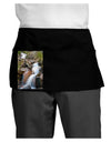 Colorado Waterfall Scene Dark Adult Mini Waist Apron, Server Apron-Mini Waist Apron-TooLoud-Black-One-Size-Davson Sales