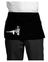 Bay Bridge Cutout Design Dark Adult Mini Waist Apron, Server Apron by TooLoud-Mini Waist Apron-TooLoud-Black-One-Size-Davson Sales