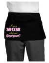 I'm a Mom - What's Your Superpower - Pink Dark Adult Mini Waist Apron, Server Apron by TooLoud-Mini Waist Apron-TooLoud-Black-One-Size-Davson Sales