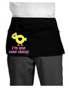 I'm One Cute Chick Dark Adult Mini Waist Apron, Server Apron by TooLoud-Mini Waist Apron-TooLoud-Black-One-Size-Davson Sales