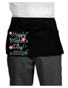 Happy Mother's Day (CURRENT YEAR) Dark Adult Mini Waist Apron, Server Apron by TooLoud-Mini Waist Apron-TooLoud-Black-One-Size-Davson Sales