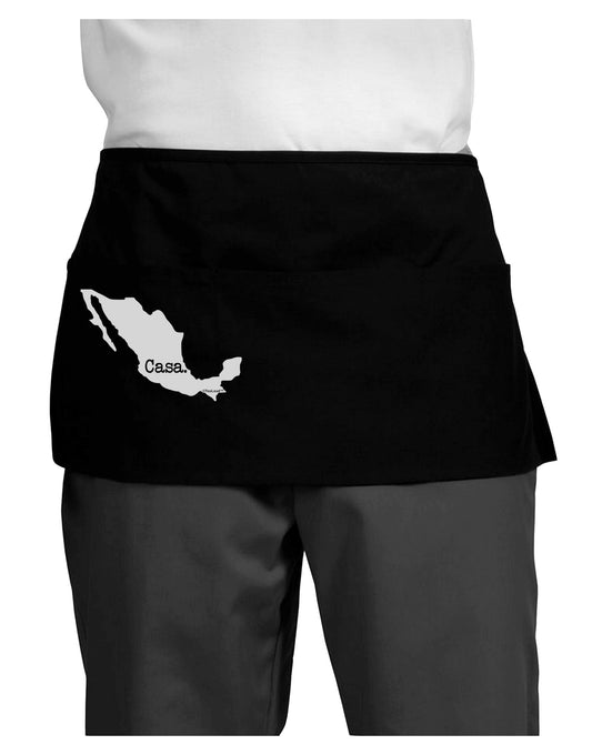 Mexico - Casa - Cinco De Mayo Dark Adult Mini Waist Apron, Server Apron-Mini Waist Apron-TooLoud-Black-One-Size-Davson Sales