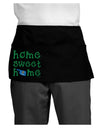 Home Sweet Home - Oklahoma - Cactus and State Flag Dark Adult Mini Waist Apron, Server Apron by TooLoud-Mini Waist Apron-TooLoud-Black-One-Size-Davson Sales