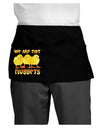 TooLoud We Are Not Nuggets Dark Adult Mini Waist Apron, Server Apron-Mini Waist Apron-TooLoud-Black-One-Size-Davson Sales