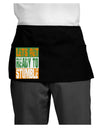 Lets Get Ready To Stumble Dark Adult Mini Waist Apron, Server Apron by TooLoud-Bib Apron-TooLoud-Black-One-Size-Davson Sales