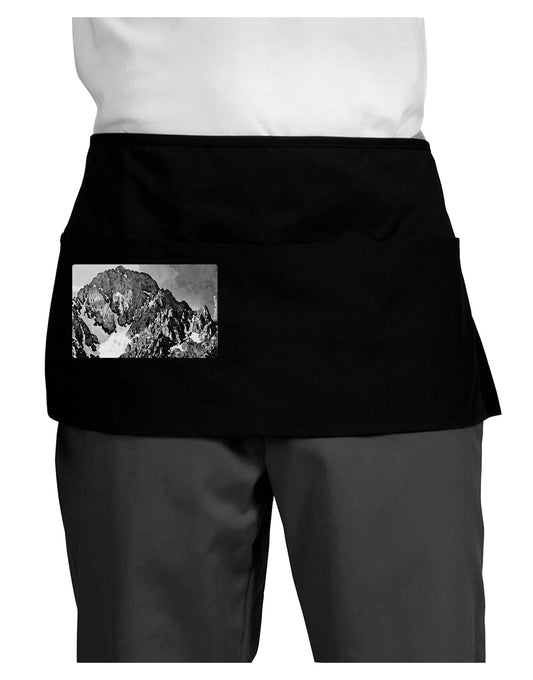 San Juan Mountain Range CO 2 Dark Adult Mini Waist Apron, Server Apron-Mini Waist Apron-TooLoud-Black-One-Size-Davson Sales