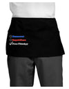 Free Thinker Checklist Dark Adult Mini Waist Apron, Server Apron-Mini Waist Apron-TooLoud-Black-One-Size-Davson Sales