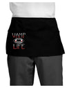TooLoud Vamp Life Dark Adult Mini Waist Apron, Server Apron-Mini Waist Apron-TooLoud-Black-One-Size-Davson Sales