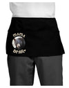 Black Bear - Mama Bear Dark Adult Mini Waist Apron, Server Apron-Mini Waist Apron-TooLoud-Black-One-Size-Davson Sales