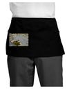 Bullfrog In Water Dark Adult Mini Waist Apron, Server Apron by TooLoud-Mini Waist Apron-TooLoud-Black-One-Size-Davson Sales