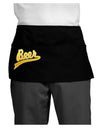 Beer Jersey Dark Adult Mini Waist Apron, Server Apron-Mini Waist Apron-TooLoud-Black-One-Size-Davson Sales