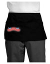 Blushing Anime Eyes Dark Adult Mini Waist Apron, Server Apron-Mini Waist Apron-TooLoud-Black-One-Size-Davson Sales