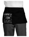 The Best Thing to Hold Onto in Life is Each Other Dark Adult Mini Waist Apron, Server Apron-Mini Waist Apron-TooLoud-Black-One-Size-Davson Sales