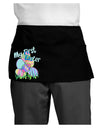 My First Easter Gel Look Print Dark Adult Mini Waist Apron, Server Apron-Mini Waist Apron-TooLoud-Black-One-Size-Davson Sales