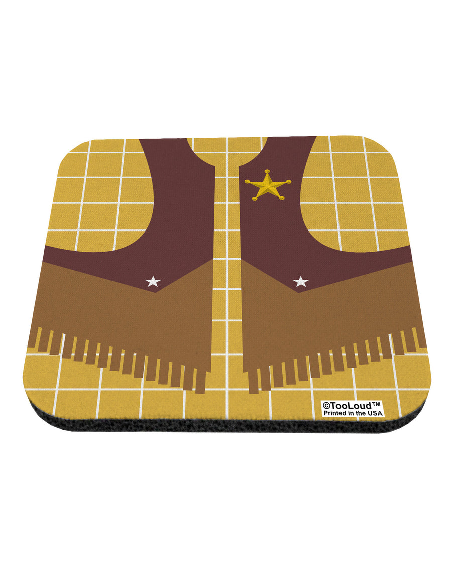 Cowboy Yellow AOP Coaster All Over Print-Coasters-TooLoud-White-Davson Sales