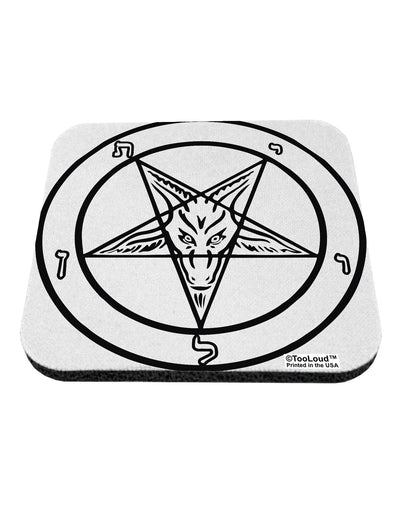 Official Sigil of Baphomet Coaster All Over Print-Coasters-TooLoud-1-Davson Sales