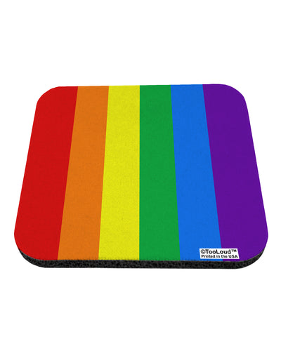 Rainbow Vertical Gay Pride Flag Coaster All Over Print by TooLoud-Coasters-TooLoud-White-Davson Sales