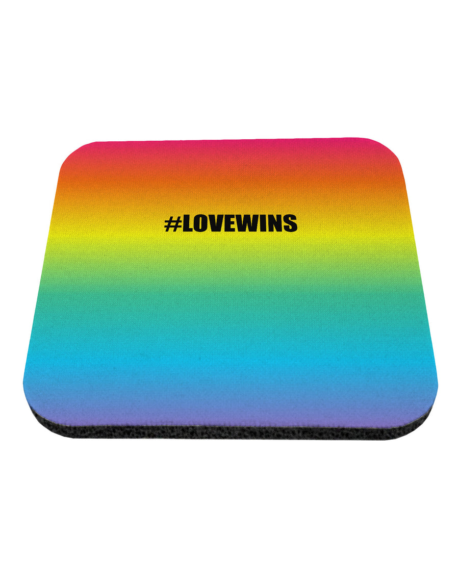 Rainbow Print - Hashtag Love Wins Coaster All Over Print-Coasters-TooLoud-White-Davson Sales