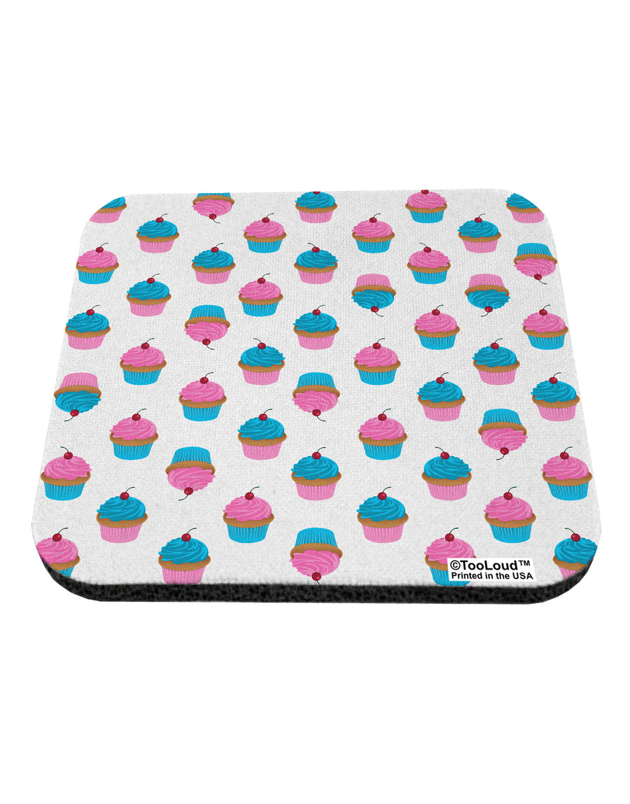 Cute Cupcakes AOP Coaster All Over Print-Coasters-TooLoud-1-Davson Sales