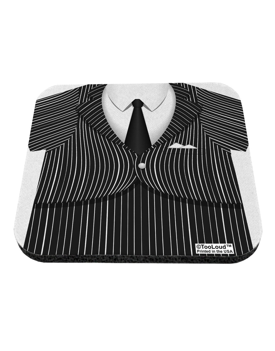 Pinstripe Gangster Jacket Printed Costume Coaster All Over Print-Coasters-TooLoud-White-Davson Sales